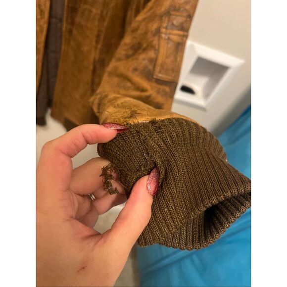 Vintage Etienne Premier size 42 Geniune Learher bomber jacket - Picture 9 of 11